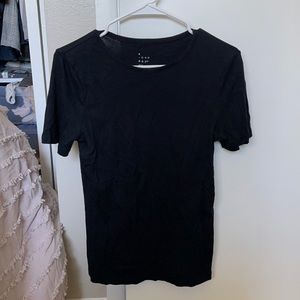 small black tee